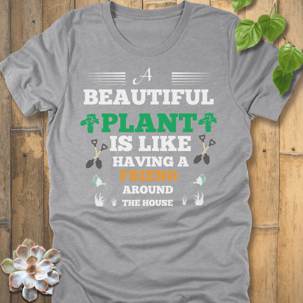 Athletic Heather / S Beautiful Plant T-Shirt T-Shirt