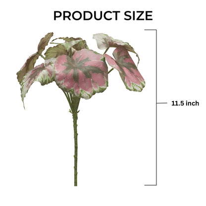 1 Begonia Leaf Home Decor Set of 2 Artificial Flower