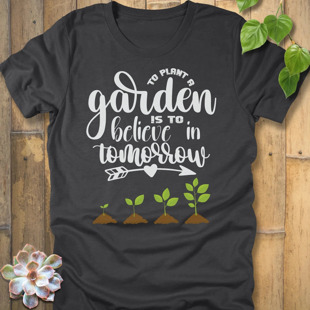 Dark Grey Heather / S Believe In Tomorrow T-Shirt T-Shirt