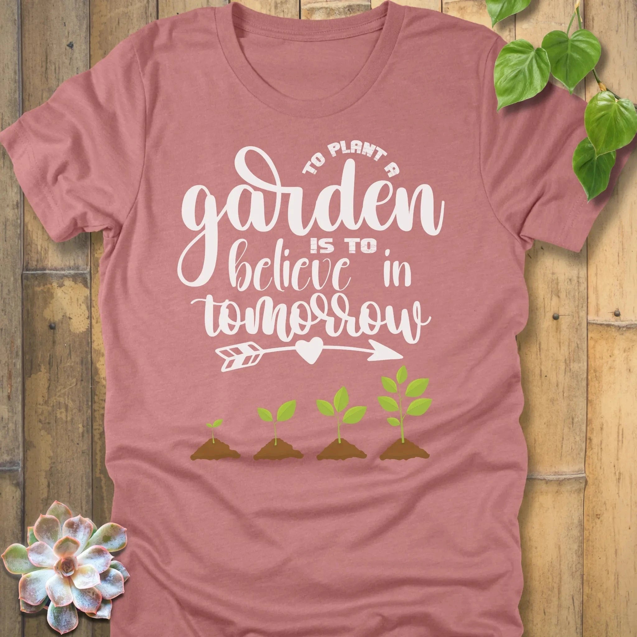 Heather Mauve / S Believe In Tomorrow T-Shirt T-Shirt