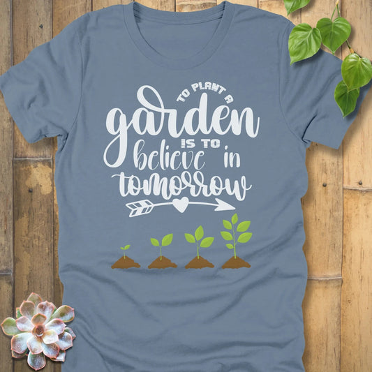 Steel Blue / S Believe In Tomorrow T-Shirt T-Shirt