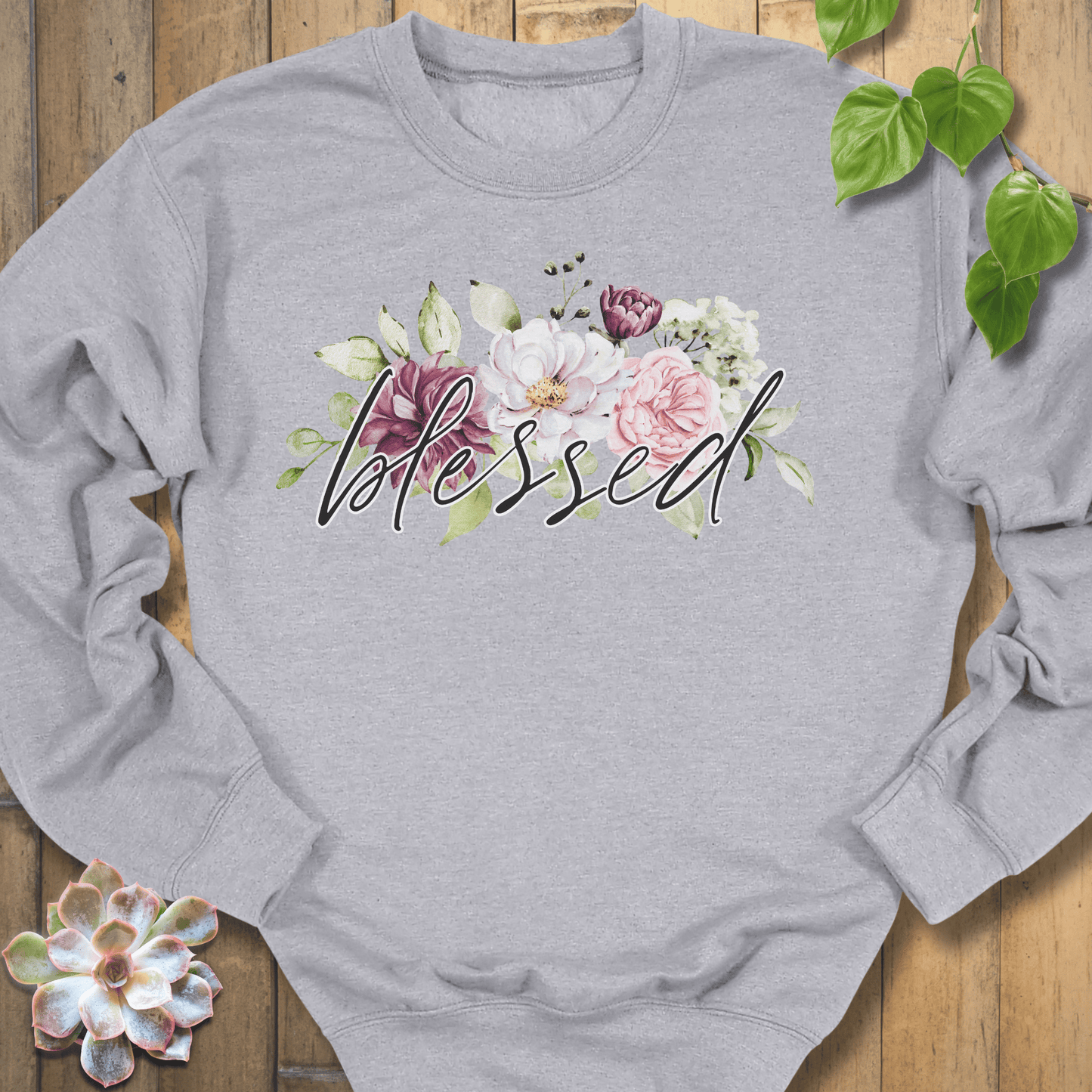 Sport Grey / S Blessed Sweatshirt Sweatshirt