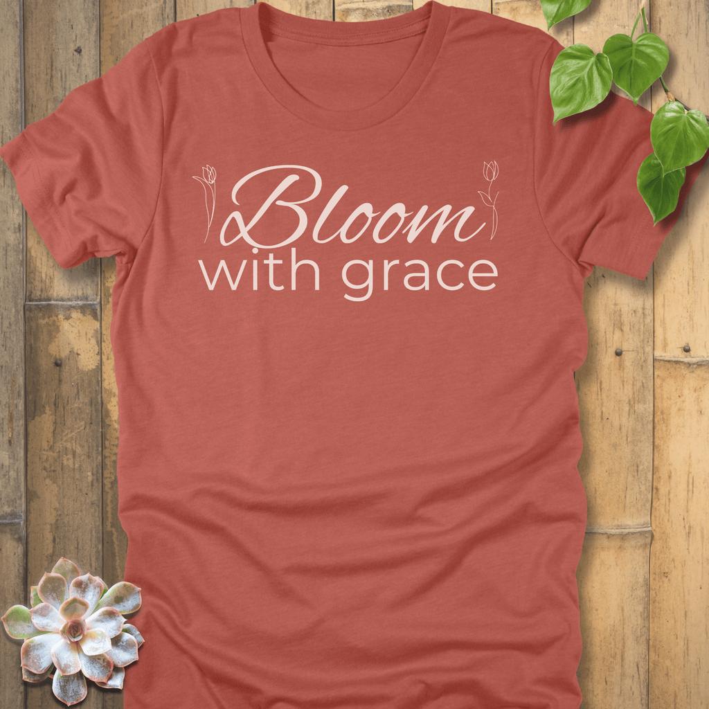 Heather Clay / S Bloom With Grace T-Shirt T-Shirt