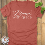 Heather Clay / S Bloom With Grace T-Shirt T-Shirt