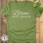 Heather Green / M Bloom With Grace T-Shirt T-Shirt