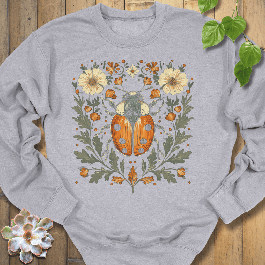 Sport Grey / S Blossom Beetle Sweatshirt Sweatshirt