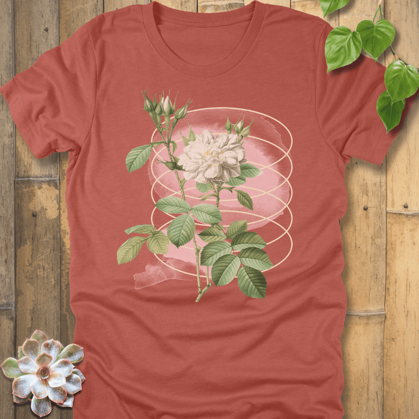 Heather Clay / S Blossom Whisper T-shirt T-Shirt