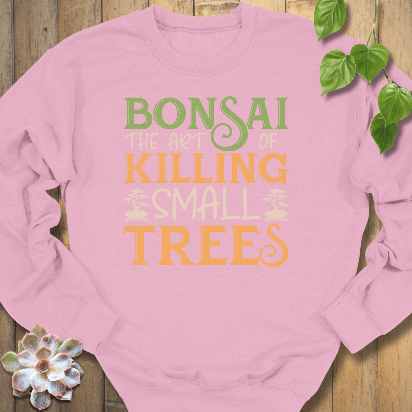 Light Pink / S Bonsai The Art Sweatshirt Sweatshirt