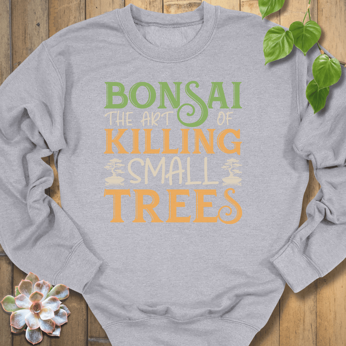 Sport Grey / S Bonsai The Art Sweatshirt Sweatshirt
