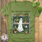 Heather Green / S Boo - tanical Gardener T-Shirt T-Shirt