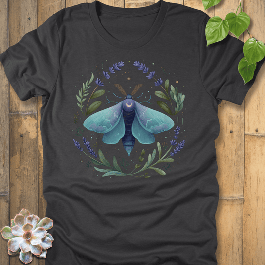 Dark Grey Heather / S Botanic Moth T-shirt T-Shirt