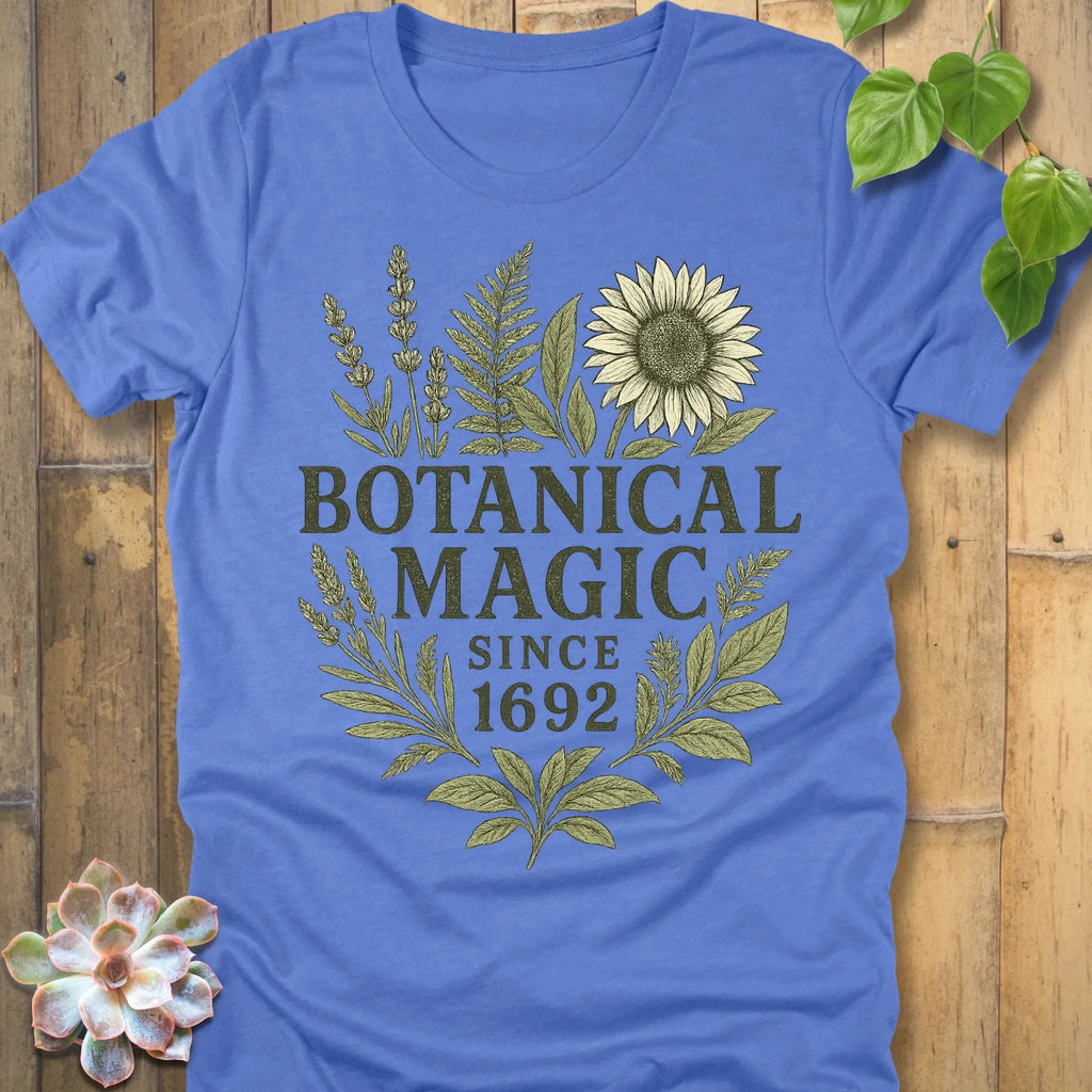 Heather Columbia Blue / S Botanical Magic T-Shirt T-Shirt