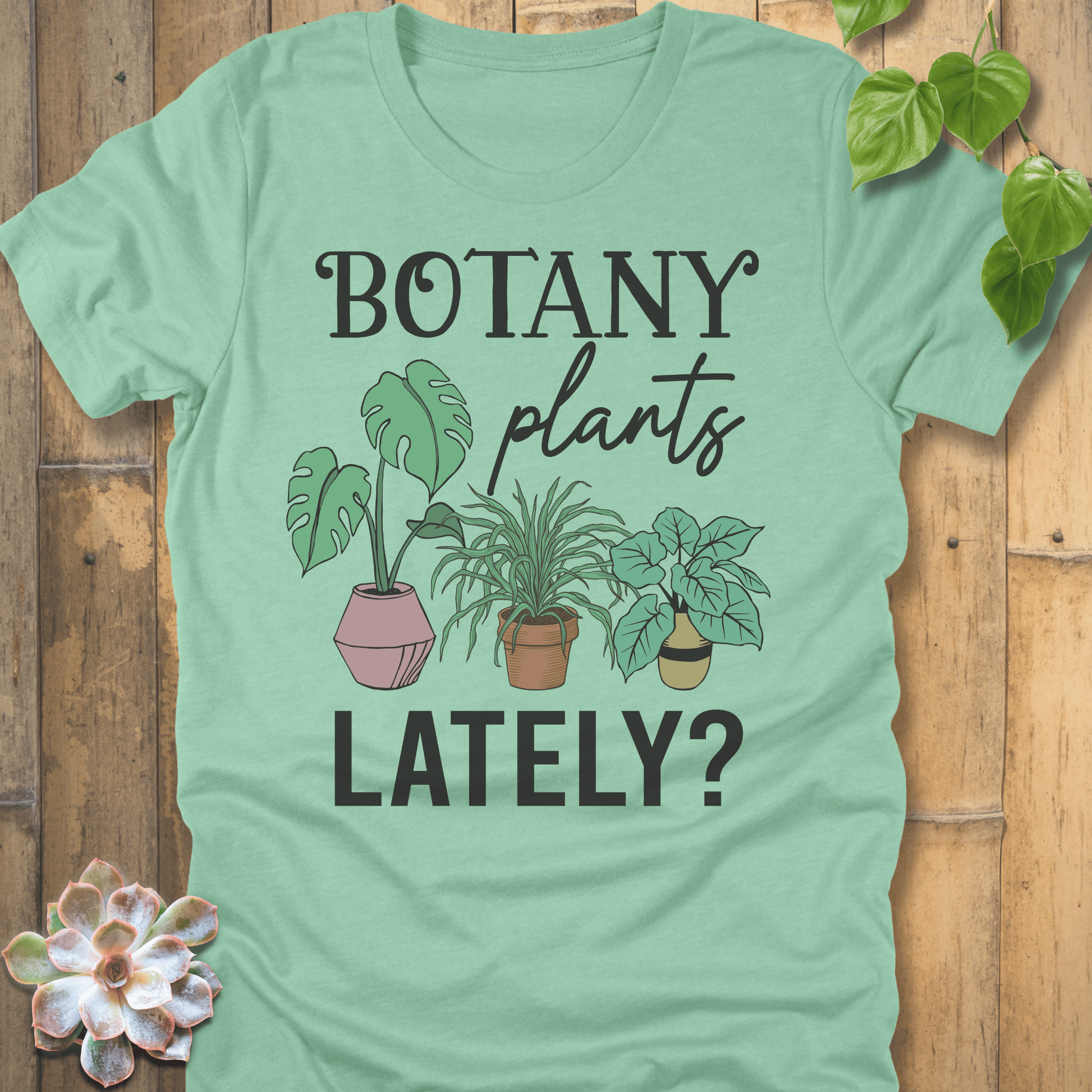 Heather Mint / S Botany Plants T-Shirt T-Shirt