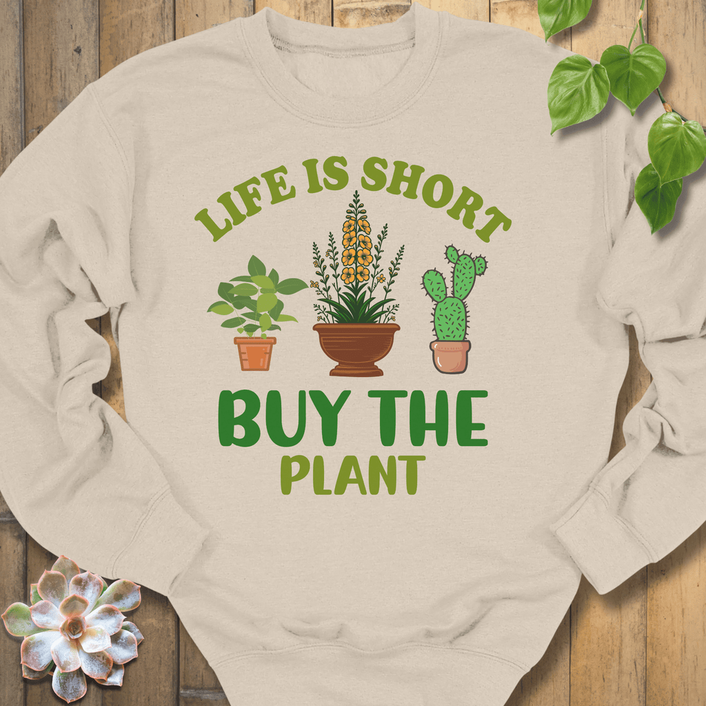 Sand / S Buy The Plant Sweatshirt Sweatshirt
