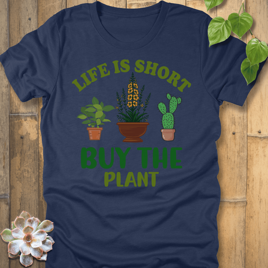 Heather Navy / S Buy The Plant T-Shirt T-Shirt