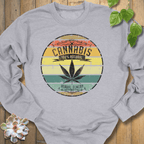 Sport Grey / S Cannabis 100% Natural Sweatshirt Sweatshirt