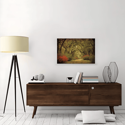 Canvas Art - Oaks & Flowers Home Decor