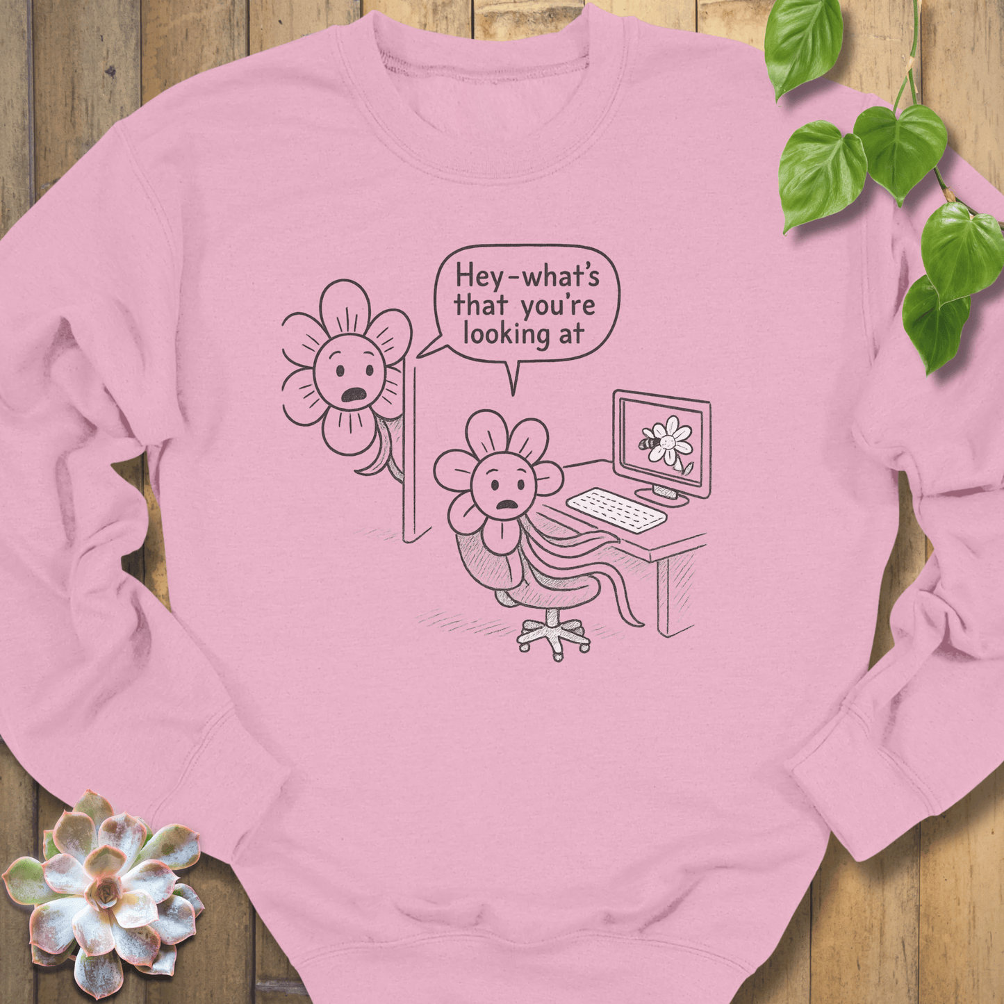 Light Pink / S Caught In The Act Sweatshirt Sweatshirt