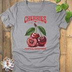 Athletic Heather / S Cherries Tropical Sweetness T-Shirt T-Shirt