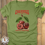 Heather Green / XL Cherries Tropical Sweetness T-Shirt T-Shirt