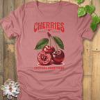 Heather Mauve / S Cherries Tropical Sweetness T-Shirt T-Shirt