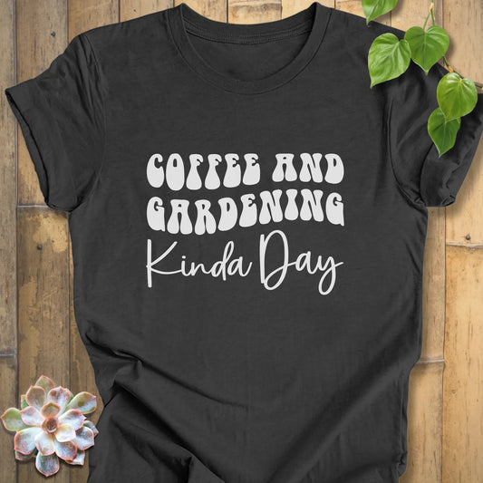 Dark Grey Heather / XS Coffee and Gardening - T-Shirt T-Shirt