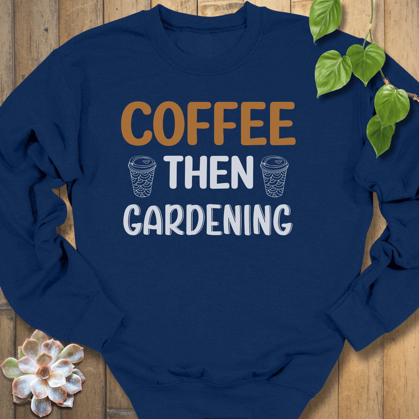 Navy / S Coffee The Gardening Sweatshirt Sweatshirt