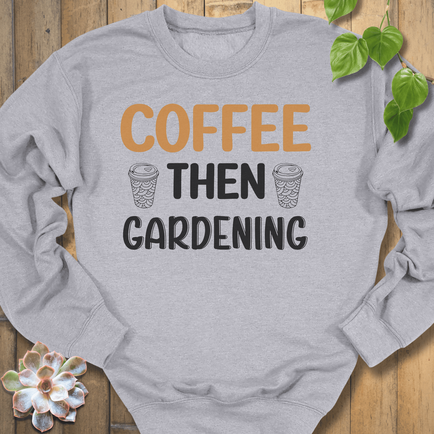 Sport Grey / S Coffee The Gardening Sweatshirt Sweatshirt