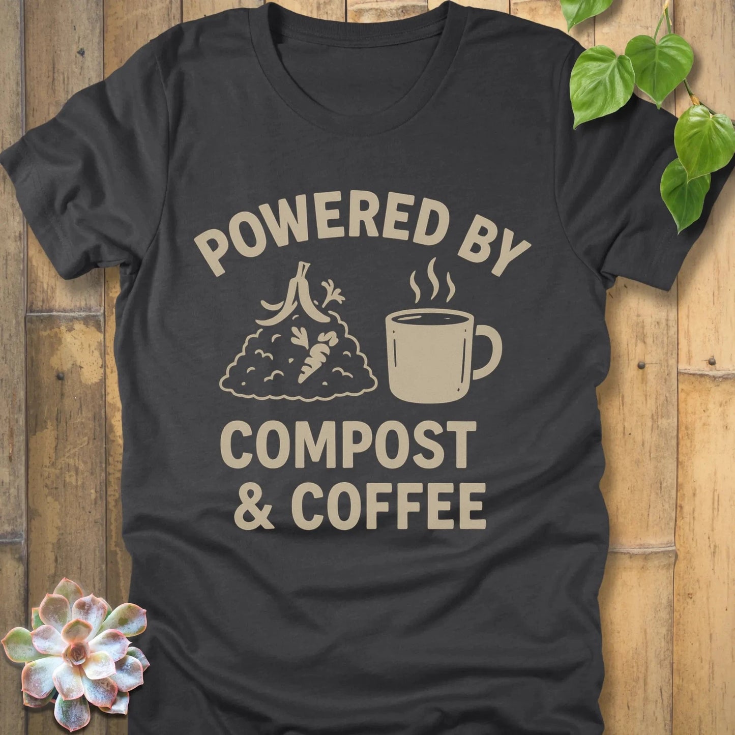 Dark Grey Heather / S Compost & Coffee T-Shirt T-Shirt