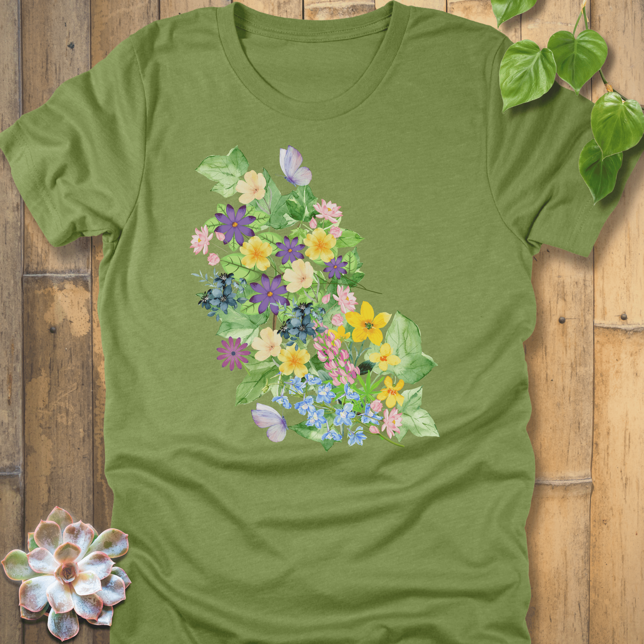 Heather Green / S Cottagecore T-shirt T-Shirt