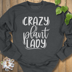 Dark Heather / M Crazy Lady Sweatshirt Sweatshirt