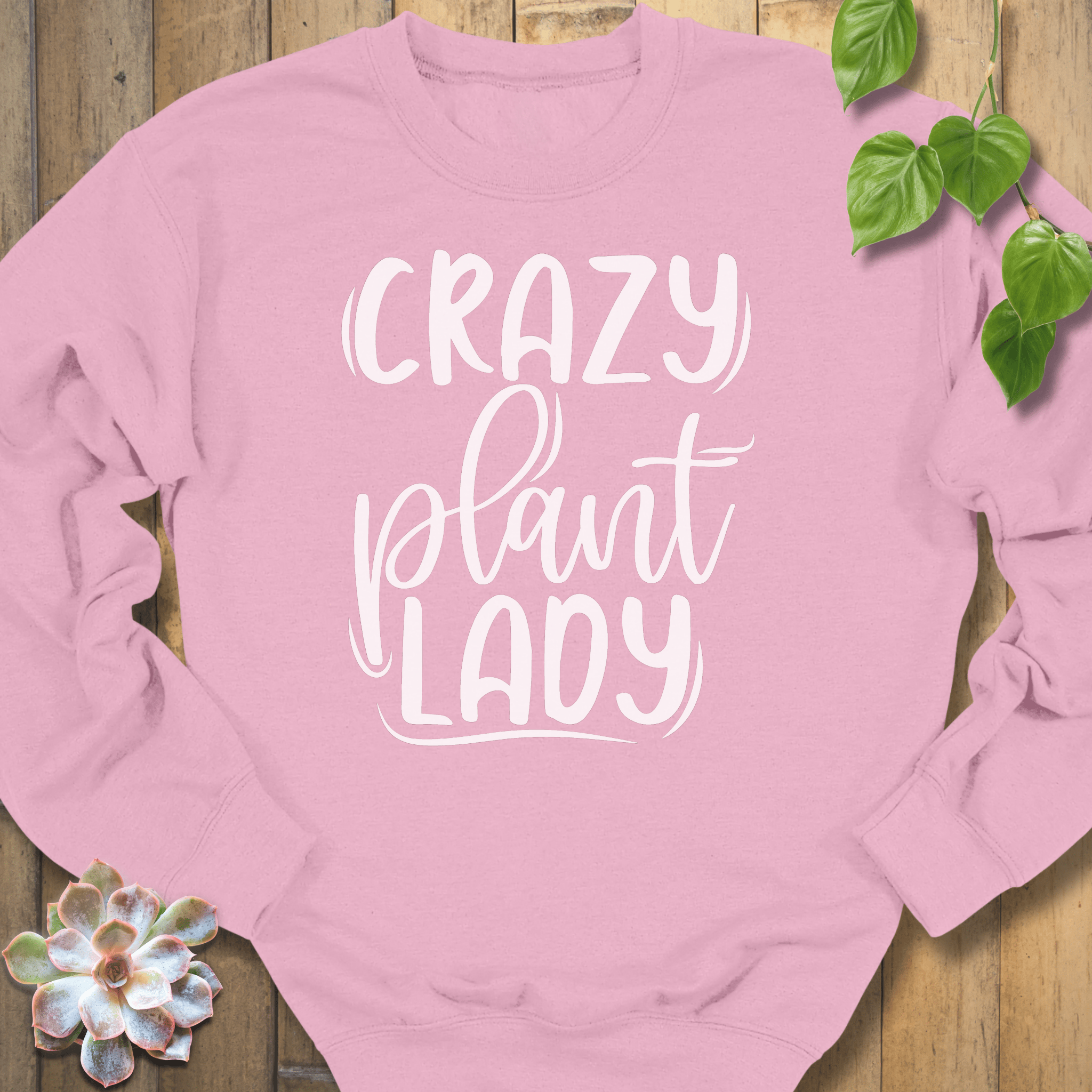 Light Pink / M Crazy Lady Sweatshirt Sweatshirt
