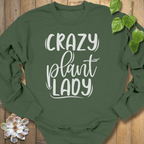 Military Green / M Crazy Lady Sweatshirt Sweatshirt