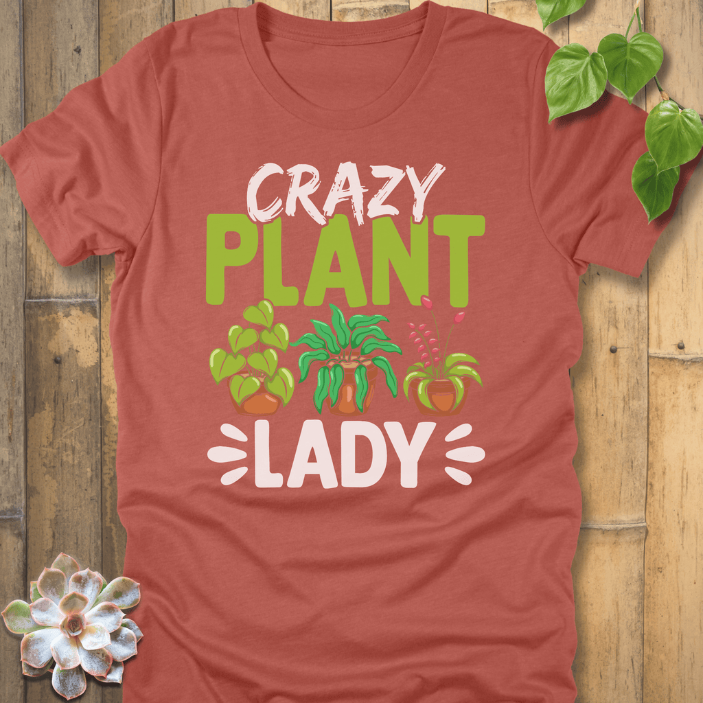 Heather Clay / S Crazy Plant Lady T-Shirt T-Shirt
