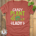 Heather Clay / S Crazy Plant Lady T-Shirt T-Shirt