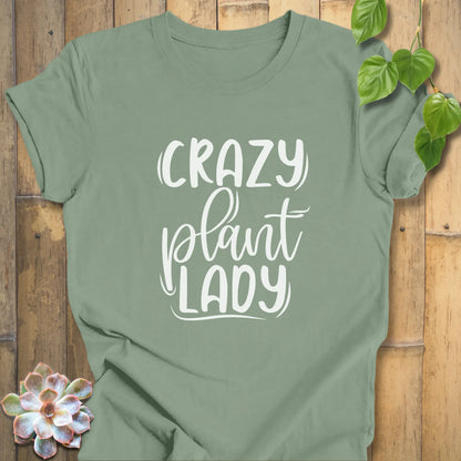 Sage / XS Crazy Plant Lady - T-Shirt T-Shirt