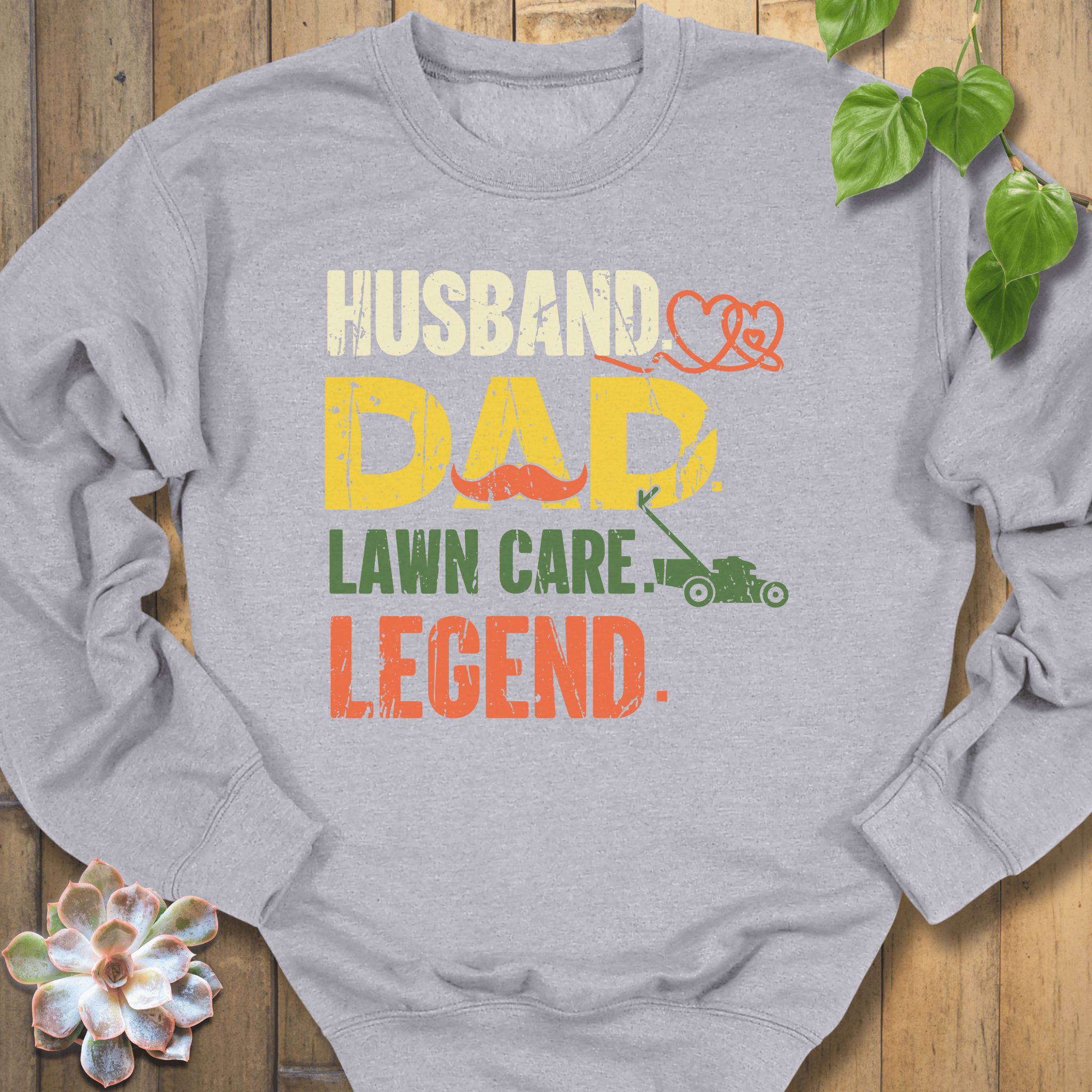 Sport Grey / S Dad Lawn Care Legend Sweatshirt Sweatshirt
