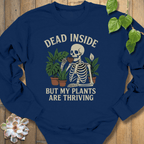 Navy / S Dead Inside Sweatshirt Sweatshirt