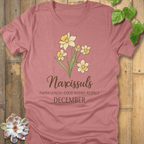 Heather Mauve / S December Narcissus T-shirt T-Shirt