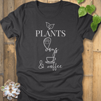 Dark Grey Heather / S Dogs & Coffee T-Shirt T-Shirt