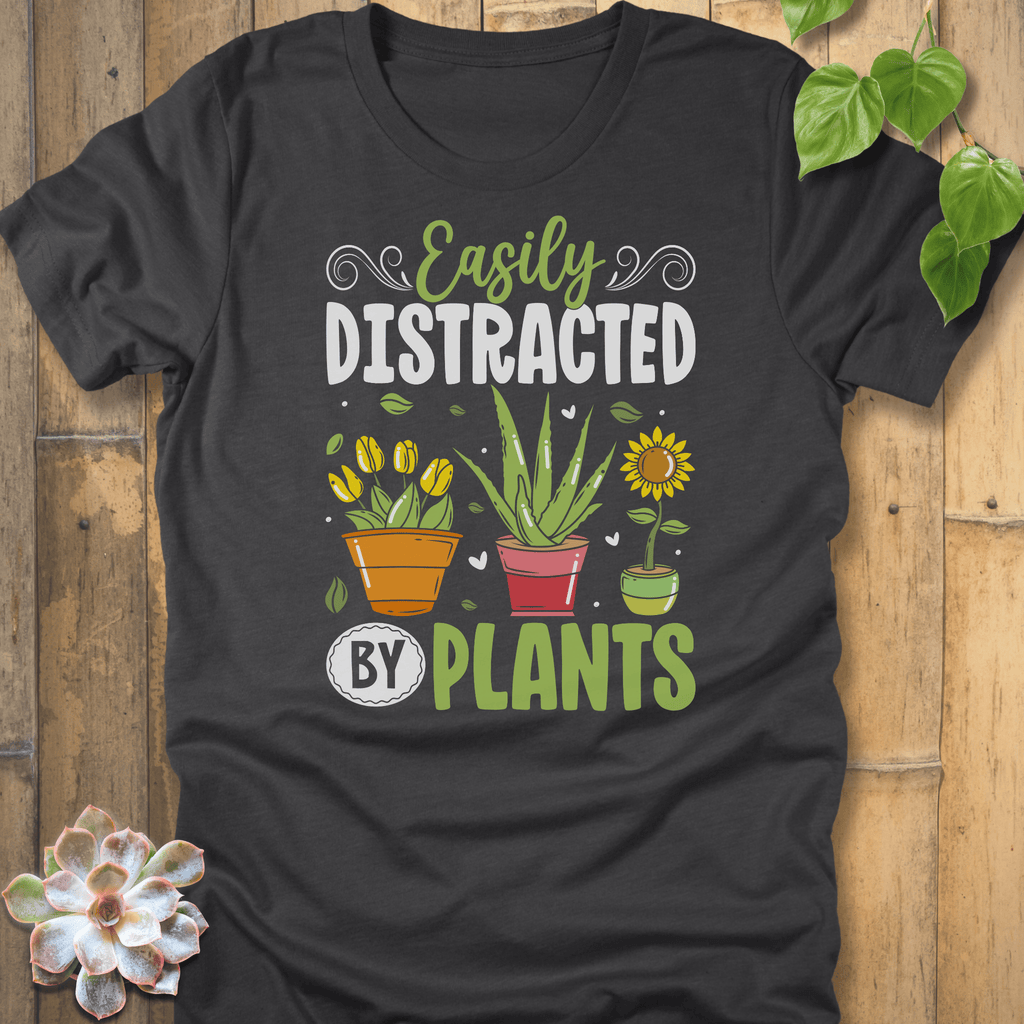 Dark Grey Heather / S Easily Distracted T-Shirt T-Shirt