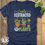 Heather Navy / S Easily Distracted T-Shirt T-Shirt