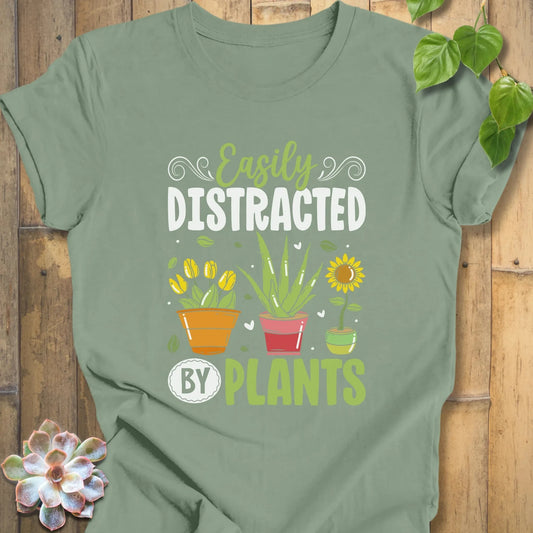 Sage / XS Easily Distracted T-Shirt T-Shirt