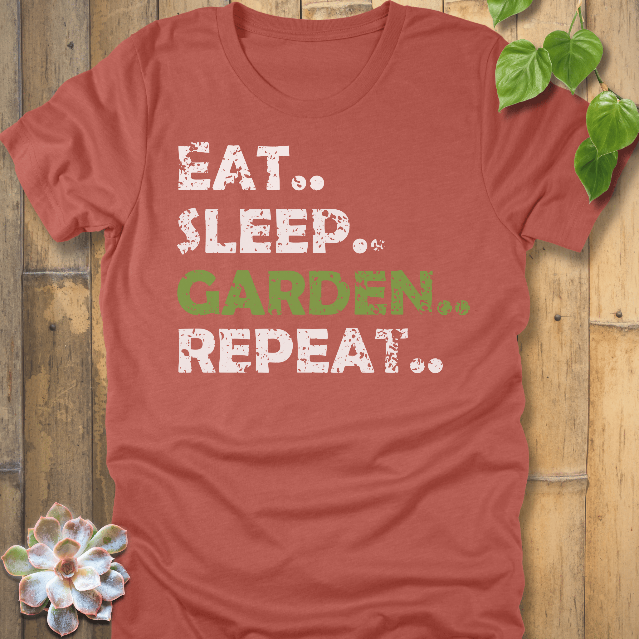 Heather Clay / S Eat, Sleep, Garden, Repeat - T-Shirt T-Shirt