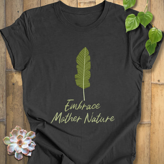 Dark Grey Heather / XS Embrace Mother Nature T-shirt T-Shirt