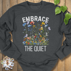 Dark Heather / S Embrace The Quiet Sweatshirt Sweatshirt
