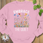 Light Pink / S Embrace The Quiet Sweatshirt Sweatshirt