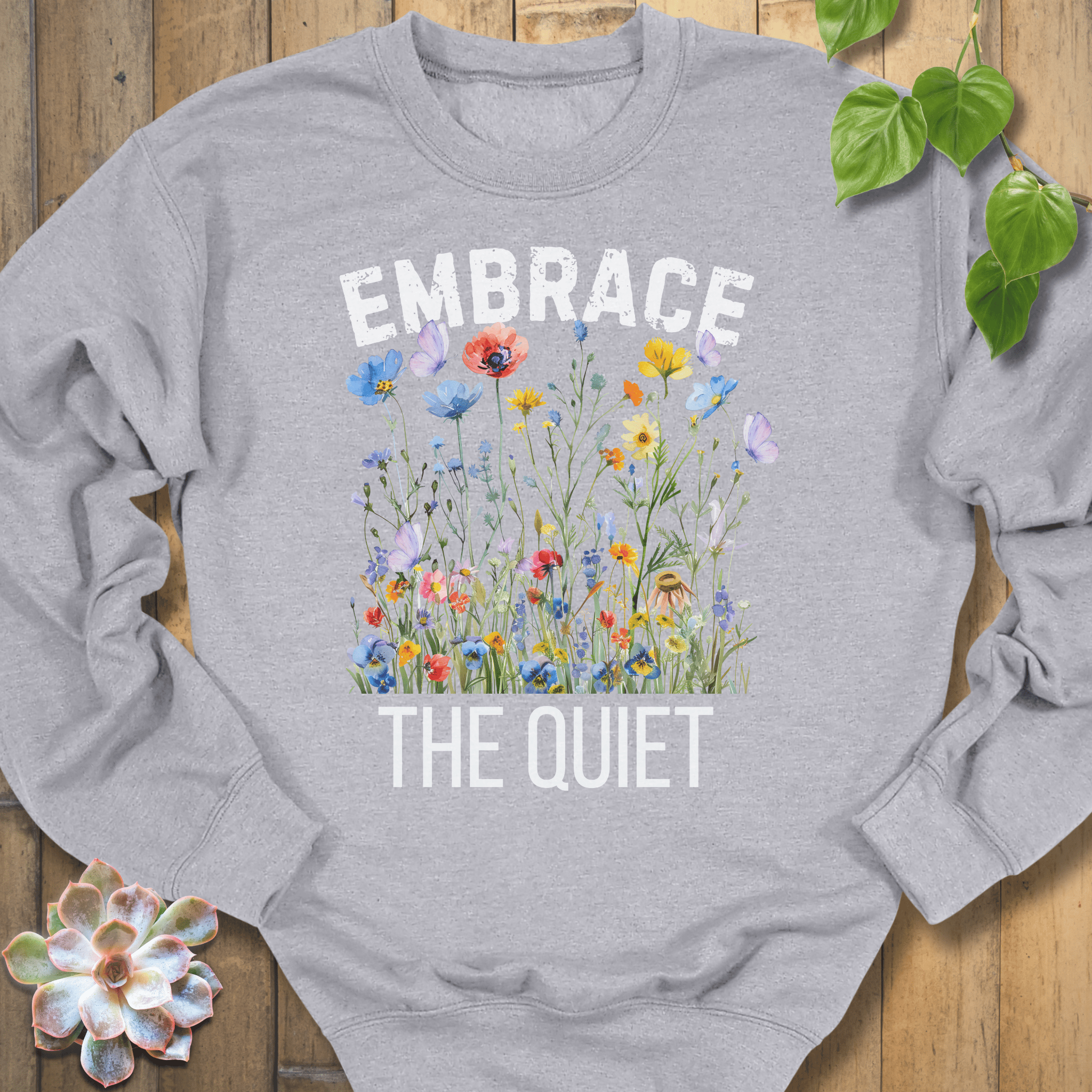 Sport Grey / S Embrace The Quiet Sweatshirt Sweatshirt