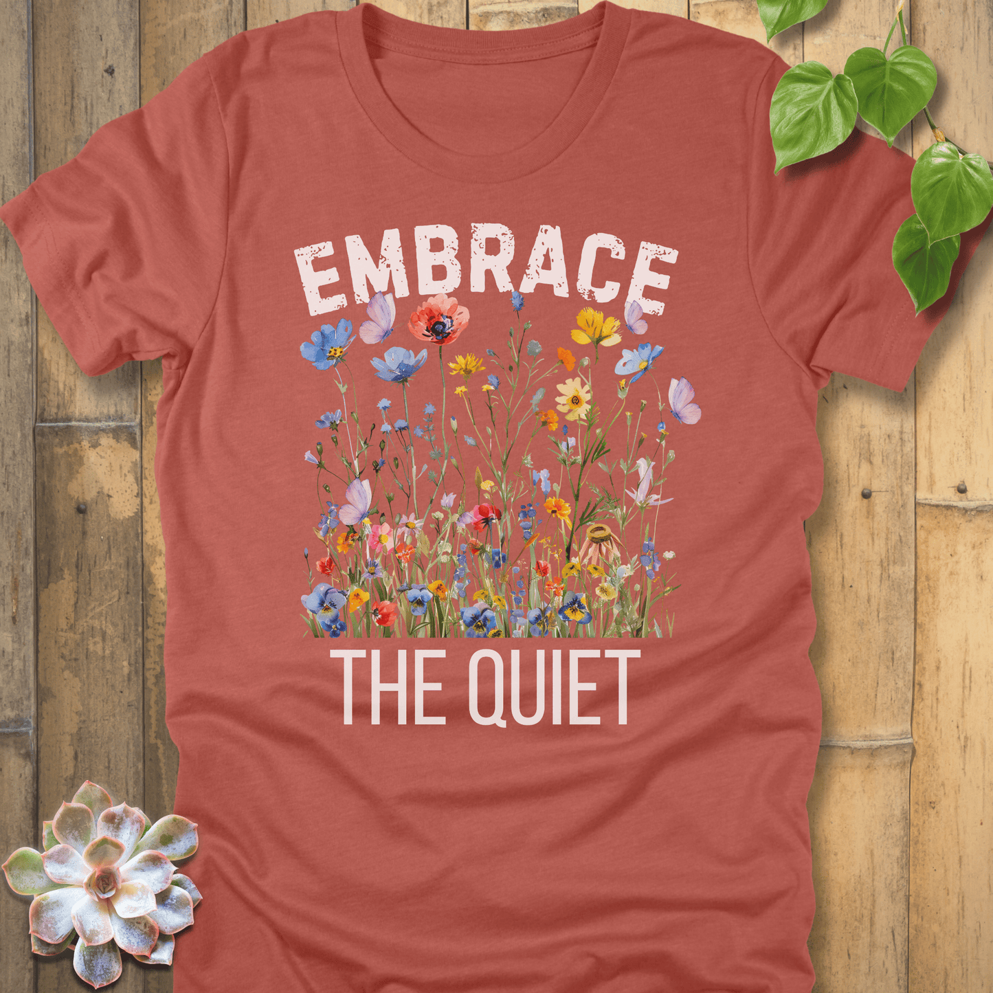 Heather Clay / S Embrace The Quiet T-shirt T-Shirt