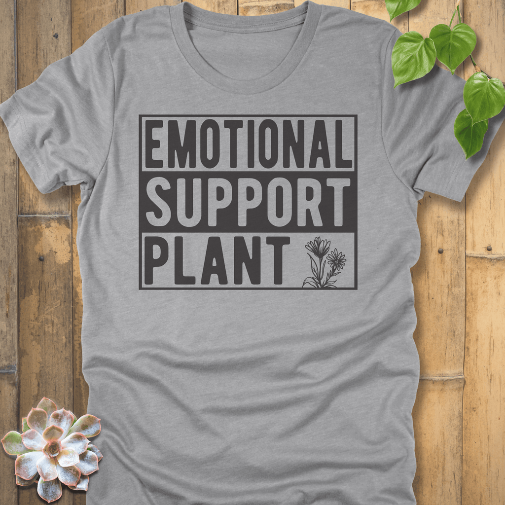 Athletic Heather / S Emotional Support Plant T-Shirt T-Shirt